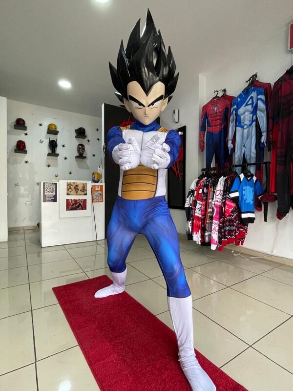Traje y cabezón de vegeta
