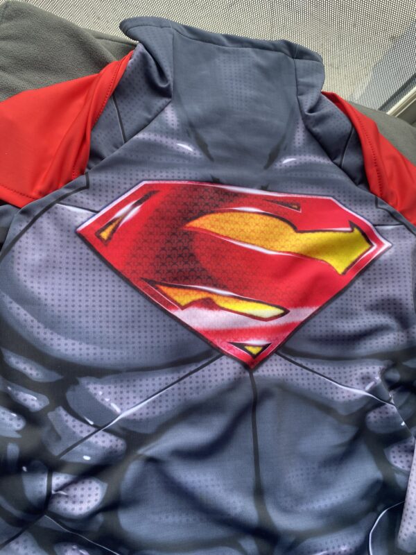 Superman New 52, red and black