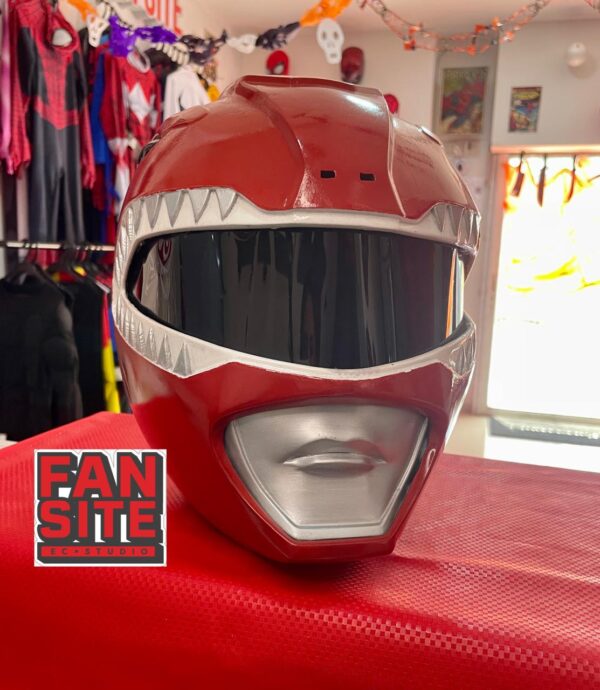 Casco Power Ranger Rojo Mighty Morphin