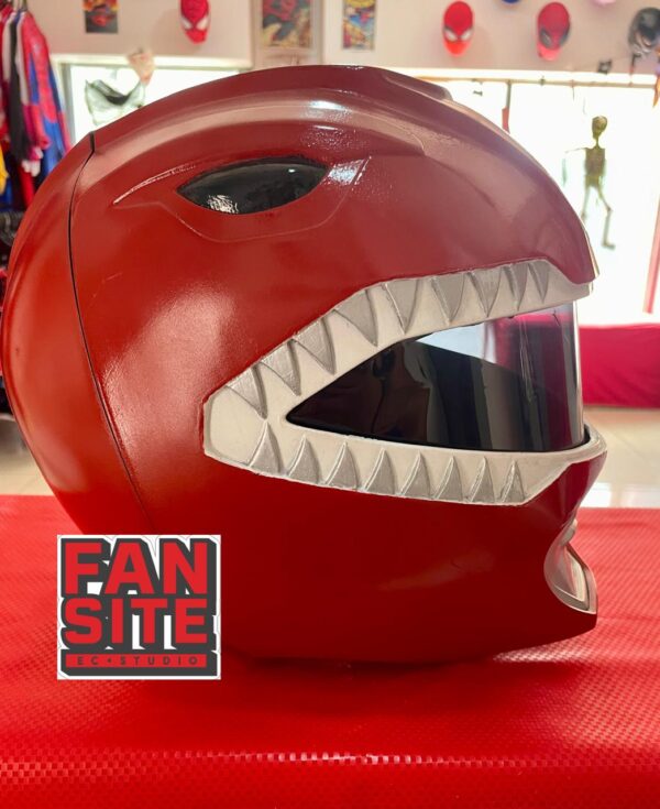 Casco Power Ranger Rojo Mighty Morphin - Imagen 2