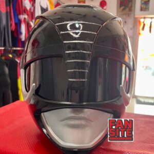 Casco Power Ranger Negro Mighty Morphin